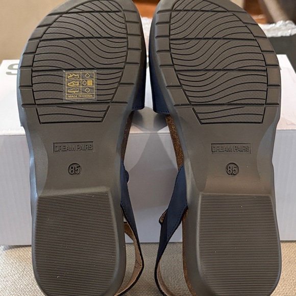 DREAM PAIRS Navy Closed Toe Arch Support Sandals/NIB/8.5 - Picture 16 of 16